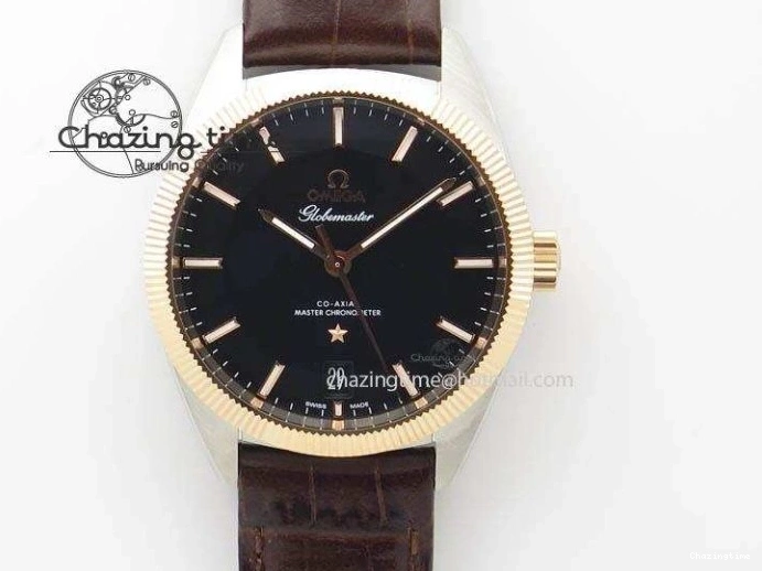 0817 Speedmaster ’57 Co-Axial RG OMF 1:1 Best Edition Black Dial On RG Bracelet A9300 (Free Leather Strap) MoistureWicking 8070